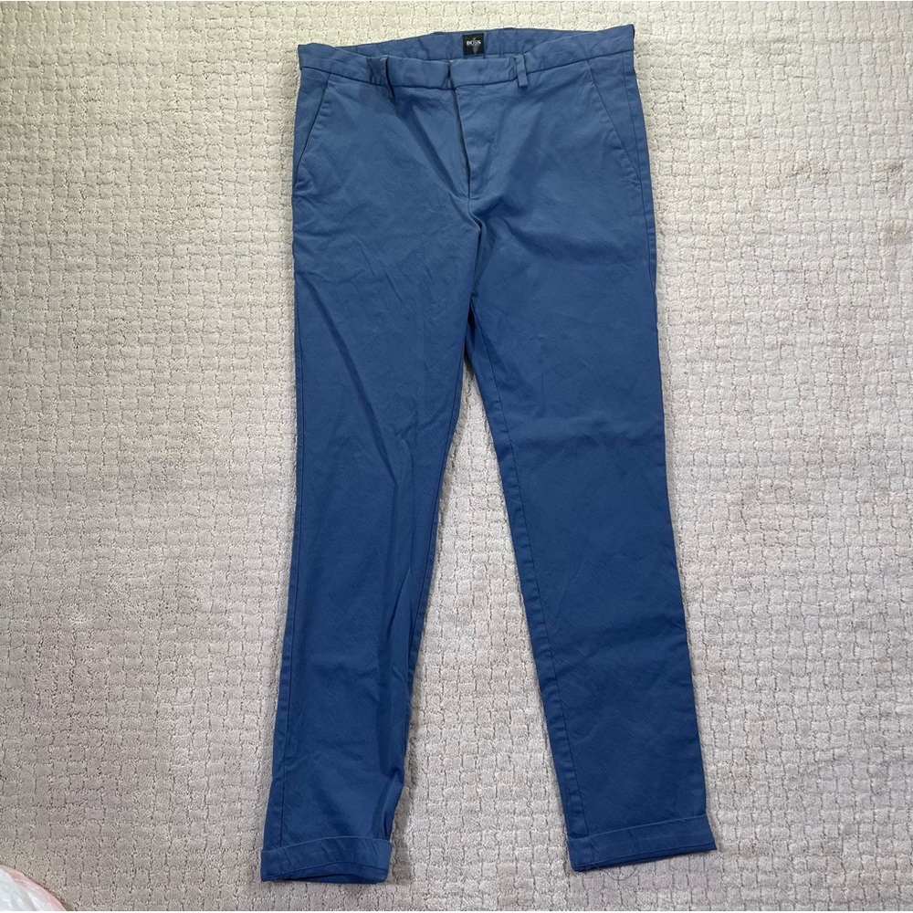 Hugo Boss Blue Chino Dress Pants Mens 32
